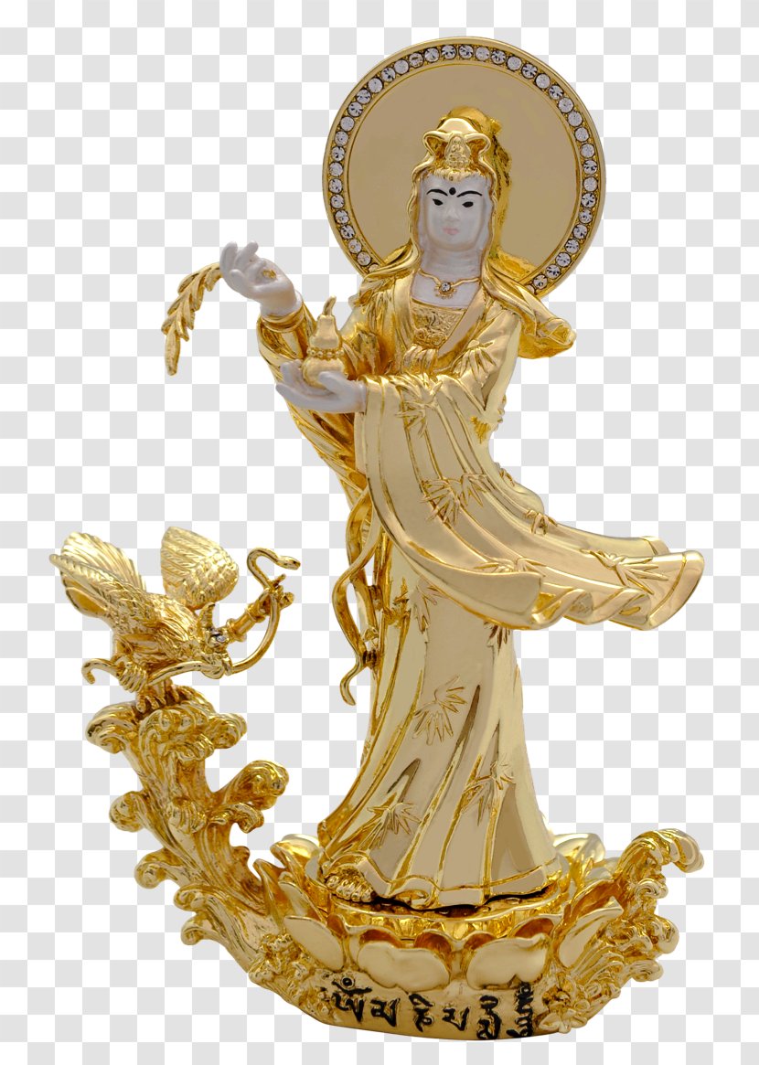 Guanyin Goddess Tara Compassion Garuda - Gold - Chinese Palace Transparent PNG