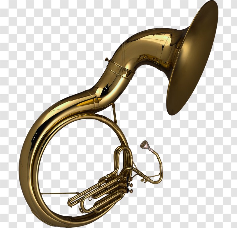 Musical Instrument Wind French Horn Brass Trumpet - Tree - A Saxophone Transparent PNG