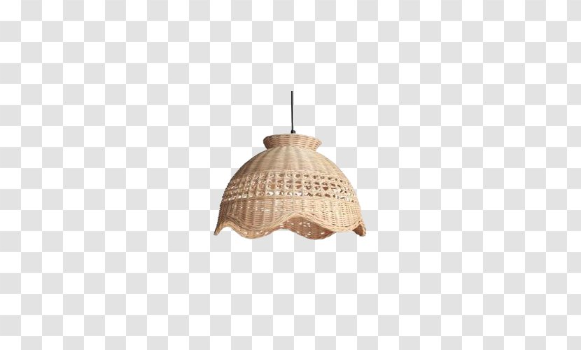 Rattan Pendant Light Fixture Lampshade Lighting - Wood - Bamboo Shade Transparent PNG