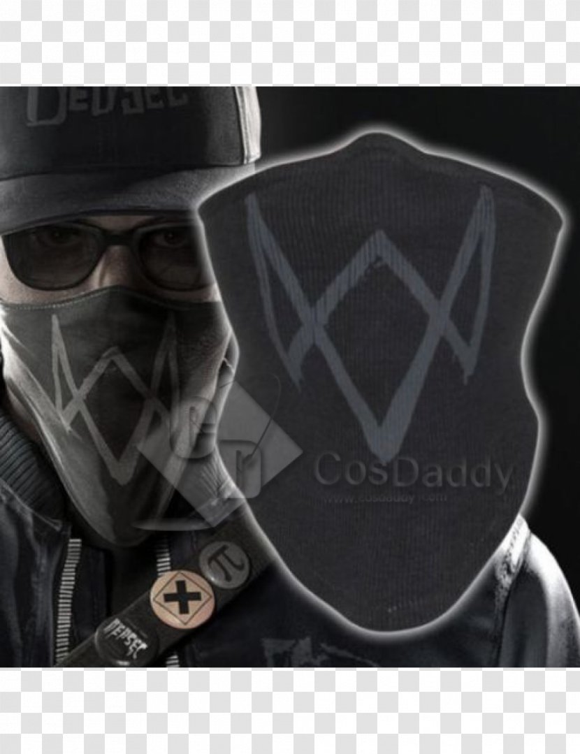 Watch Dogs 2 Mask Aiden Pearce - Face - Watchdog Transparent PNG
