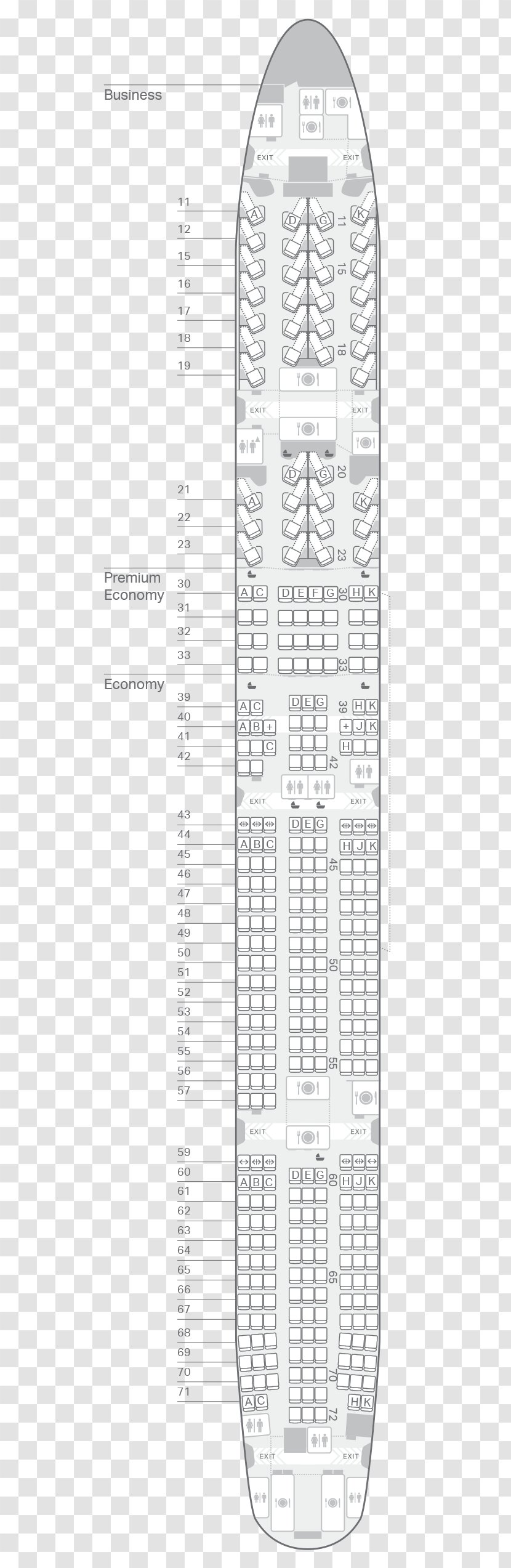 Boeing 777 First Class Business Travel Boarding - Structure Transparent PNG