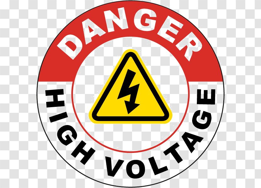 High Voltage Electric Potential Difference Symbol Logo Sign - Area Transparent PNG