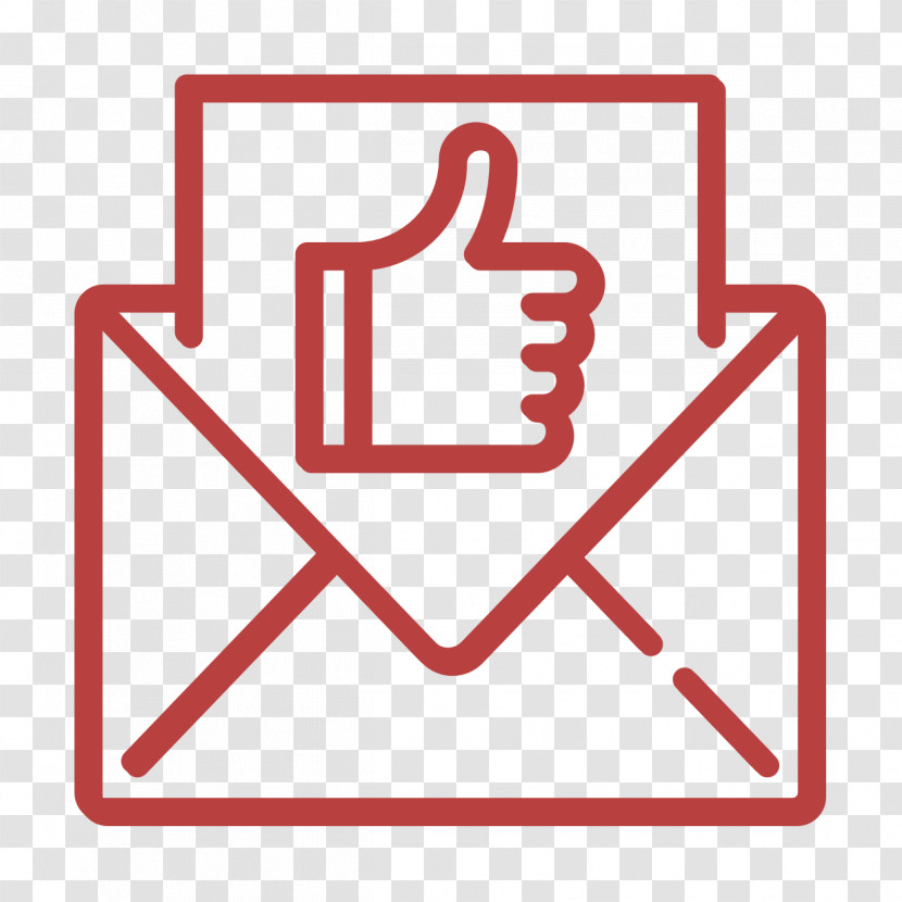 Email Icon Like Icon SEO And Online Marketing Elements Icon Transparent PNG