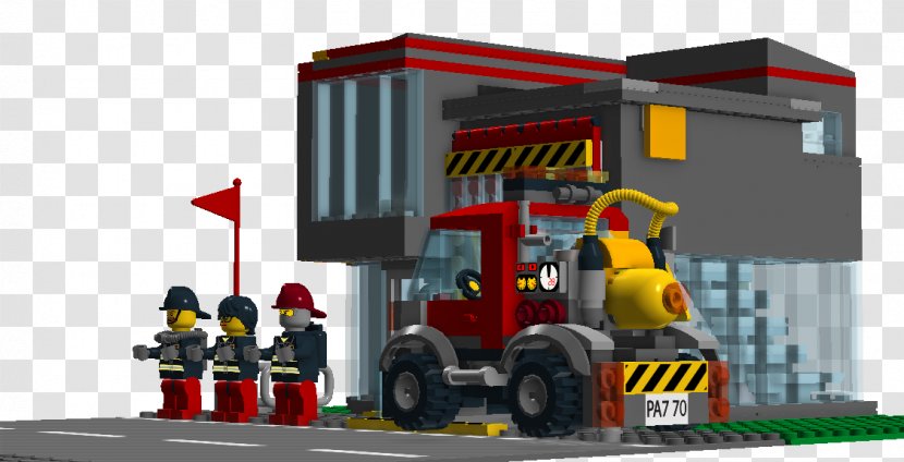 Lego Ideas Firefighter Fire Station Minifigure Transparent PNG