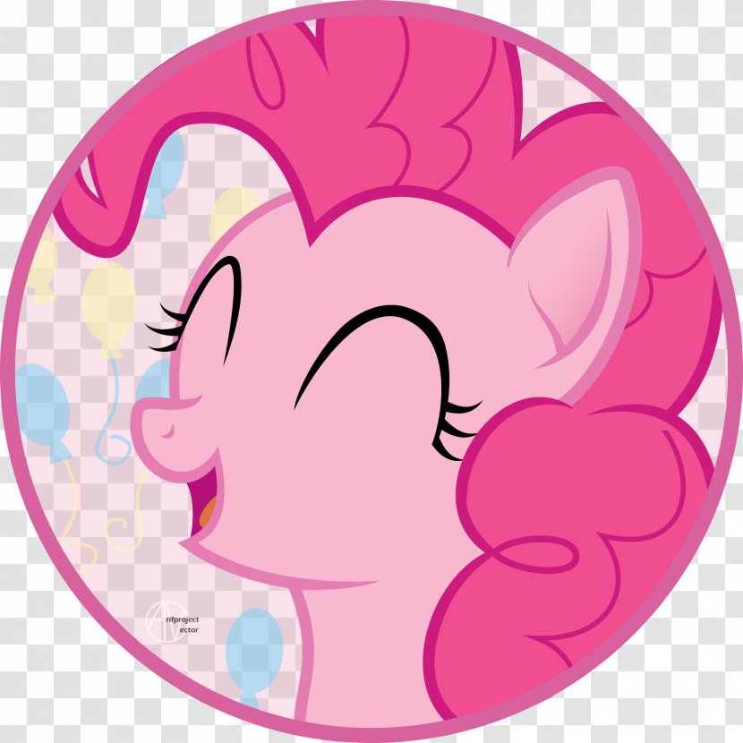 Pinkie Pie Rainbow Dash Circle Pony - Frame Transparent PNG