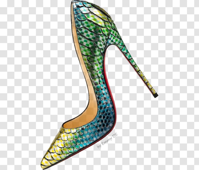 High-heeled Shoe Court Designer Slipper - Christian Louboutin Transparent PNG