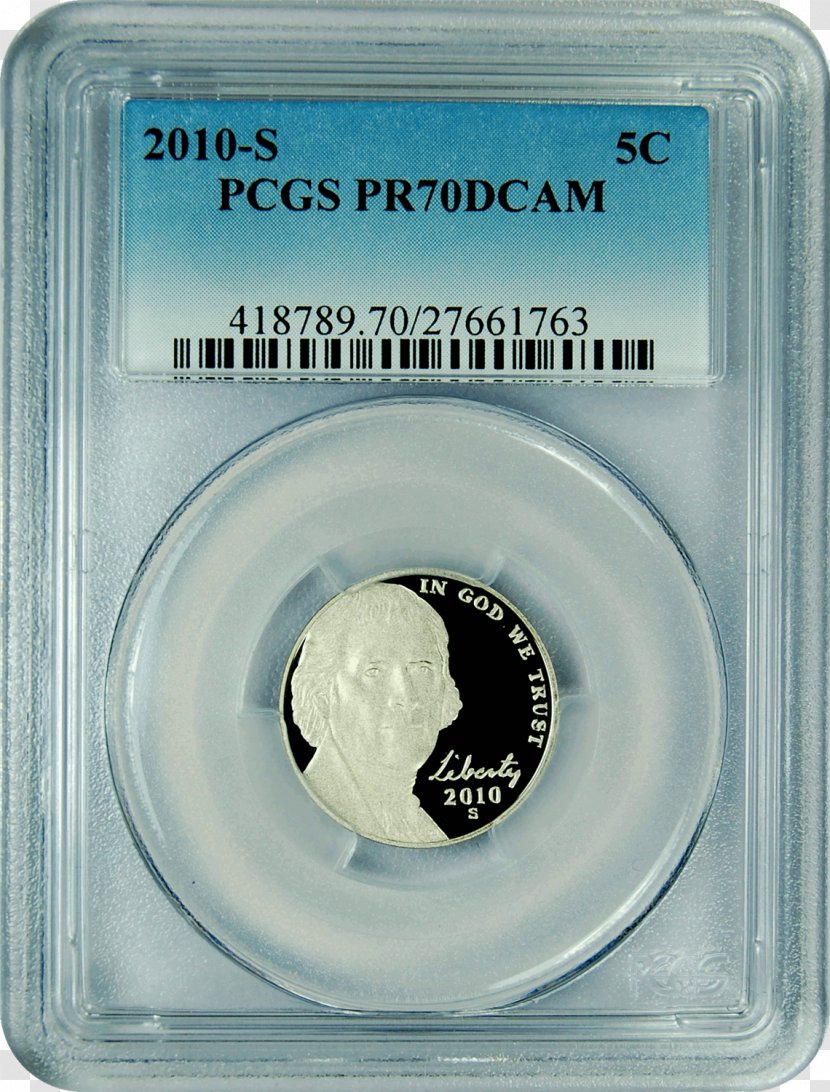 Professional Coin Grading Service Numismatic Guaranty Corporation Nickel Auction - Metal Transparent PNG