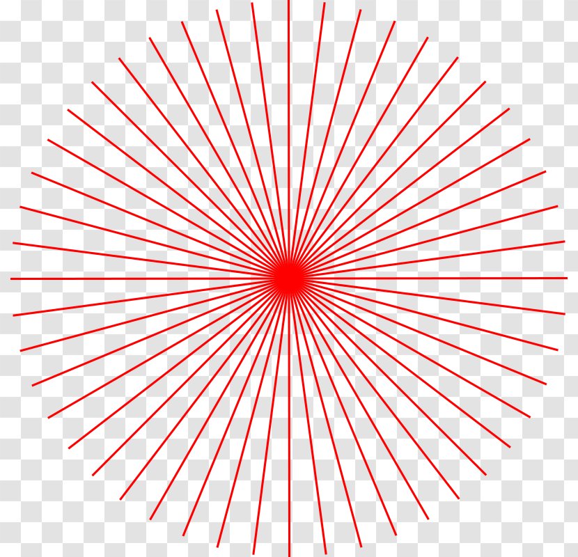 Light Red Symmetry Pattern - Ray Photos Transparent PNG