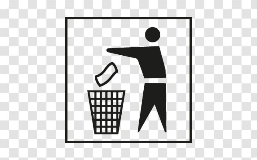 Rubbish Bins & Waste Paper Baskets Clip Art - Silhouette - Organic Trash Transparent PNG