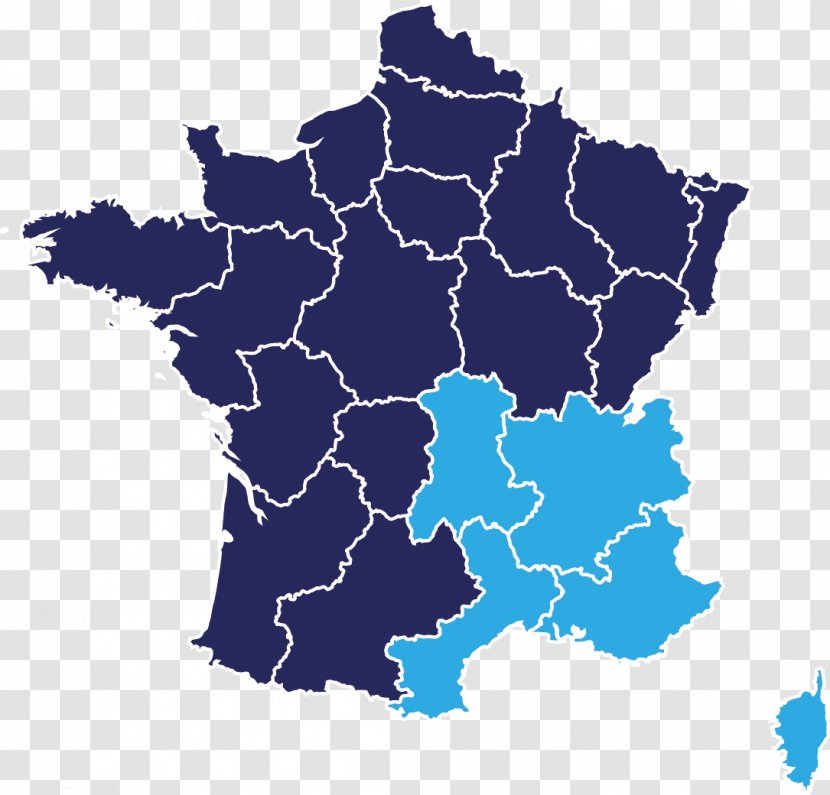 Regions Of France Map Pyrenees Transparent PNG