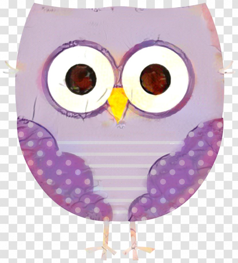 Halloween Cartoon Background - Little Owl - Pink Bird Of Prey Transparent PNG