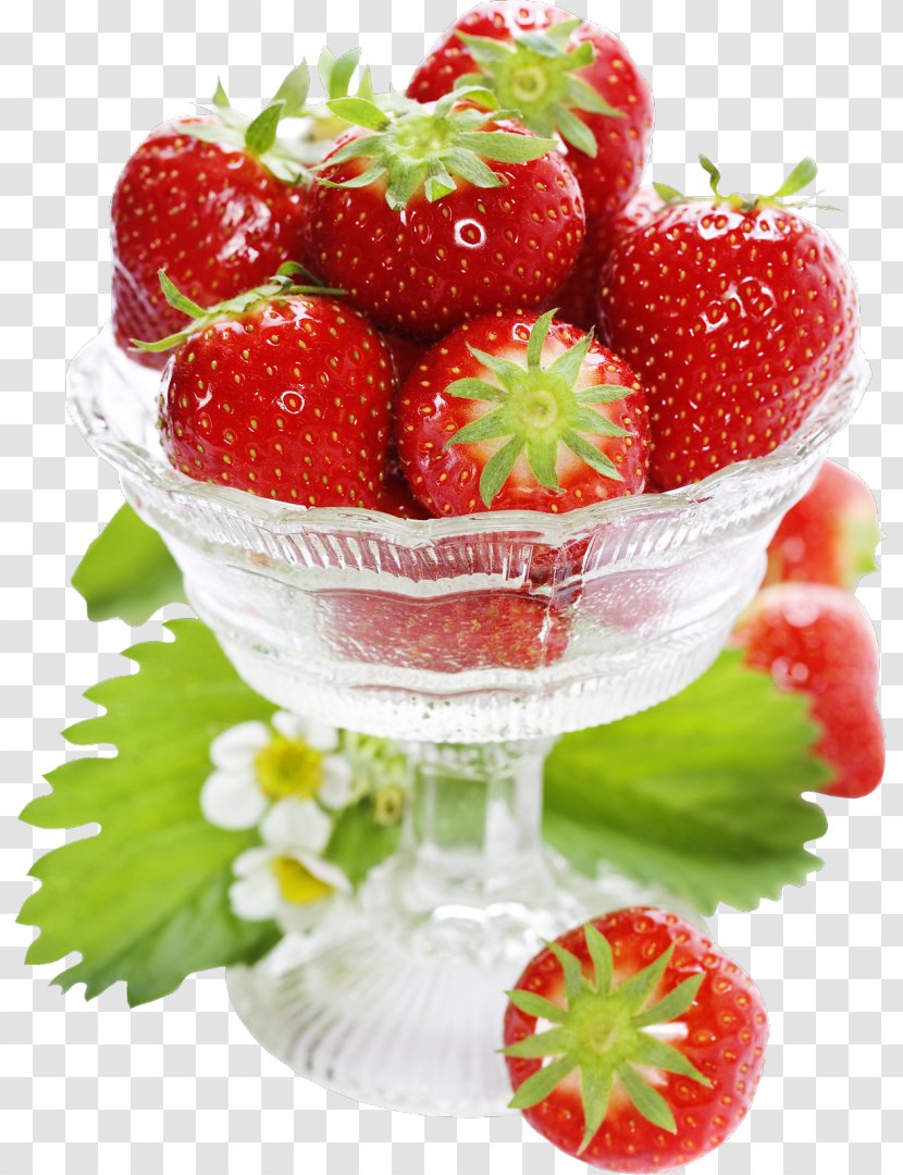 Bowl Glass Flower Food Fruit - Superfood Transparent PNG