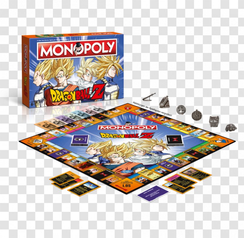 Monopoly Board Game Dragon Ball Winning Moves - Games Transparent PNG