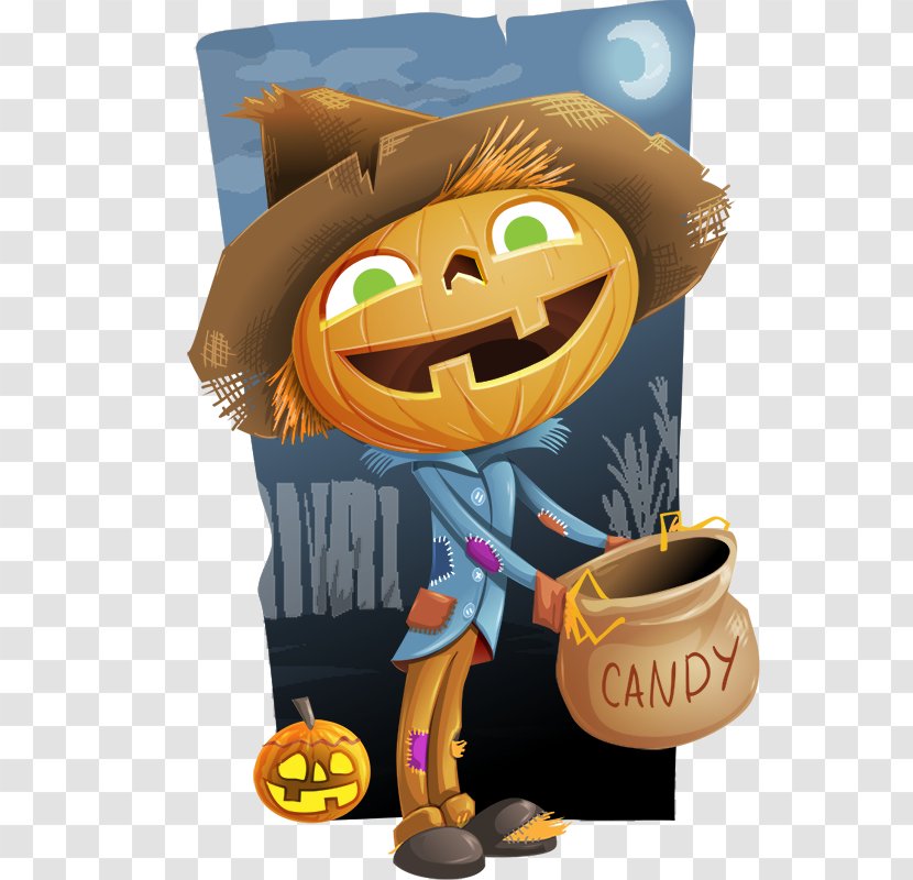 Halloween Jack-o'-lantern Pumpkin Clip Art - Illustration - Elements Transparent PNG