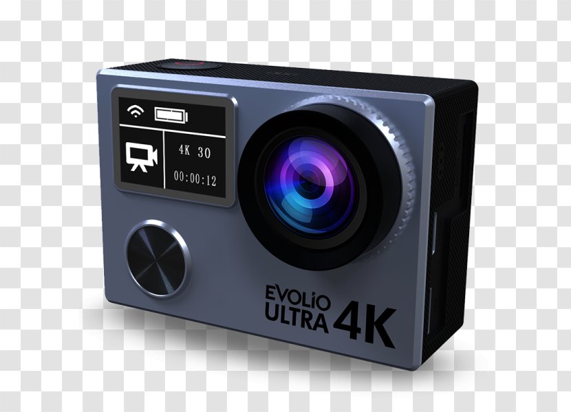 Digital Cameras 4K Resolution 1080p Frame Rate - Action Camera Transparent PNG