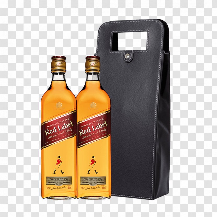 Blended Whiskey Scotch Whisky Distilled Beverage Johnnie Walker - Bottle Transparent PNG