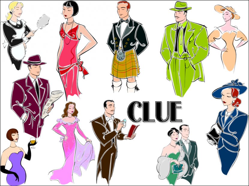 Cluedo Ludo Board Game Clip Art - Fashion Illustration - Topic Cliparts Transparent PNG