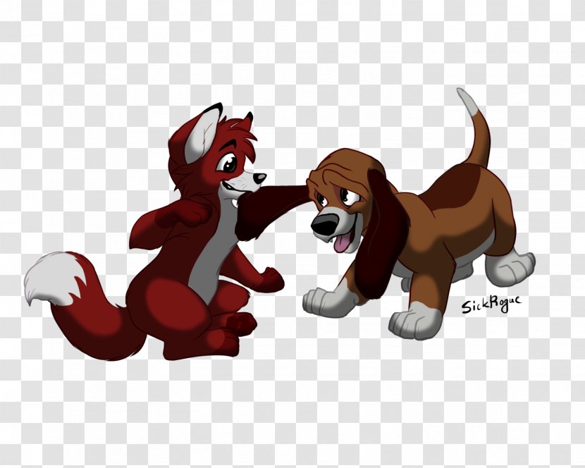 Fox Basset Hound YouTube Puppy The Walt Disney Company - Cartoon Transparent PNG