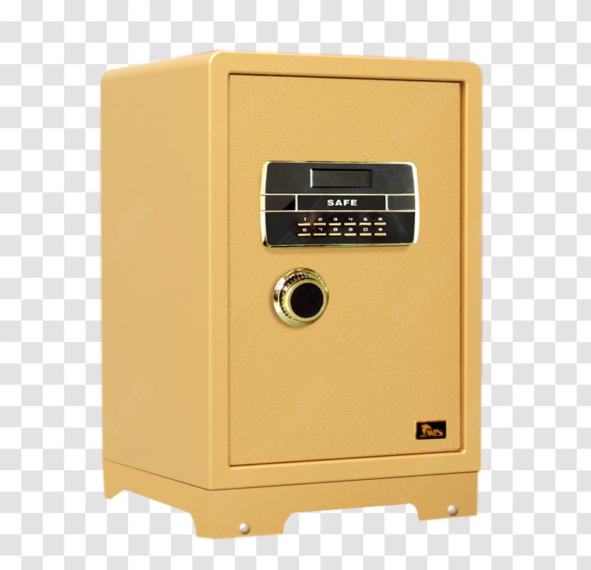 Safe Deposit Box Electronic Lock - Smart - Golden Rotation Safes Transparent PNG