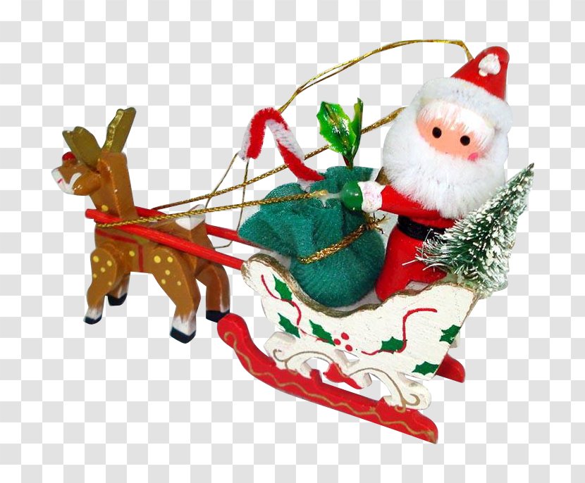 Santa Claus's Reindeer Christmas Ornament Rudolph - Claus M Transparent PNG