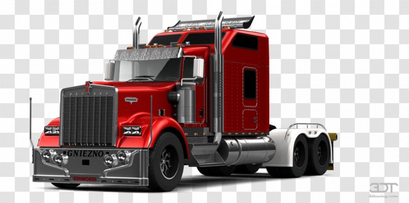 Kenworth W900 Car Tire Truck - Tuning Styling - Visor Transparent PNG