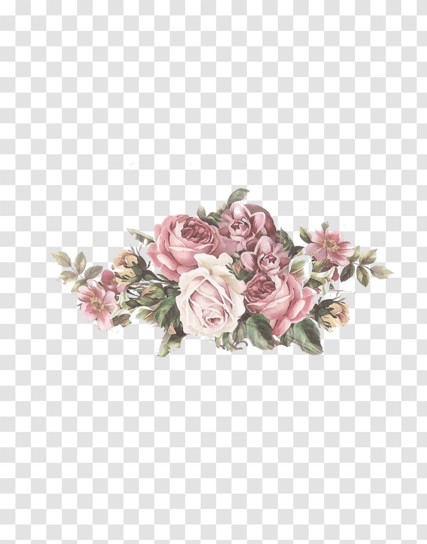 Flower Bouquet Floral Design Garden Roses - Rosa Centifolia Transparent PNG