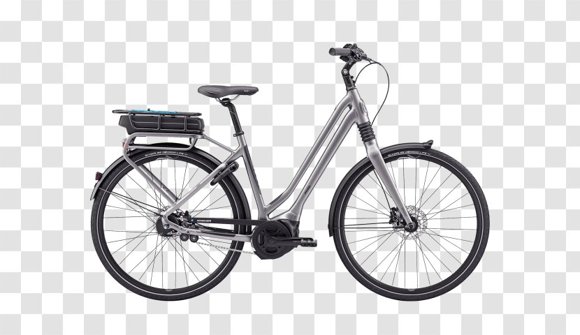 Electric Bicycle Giant Bicycles City Cranks - Bike Transparent PNG