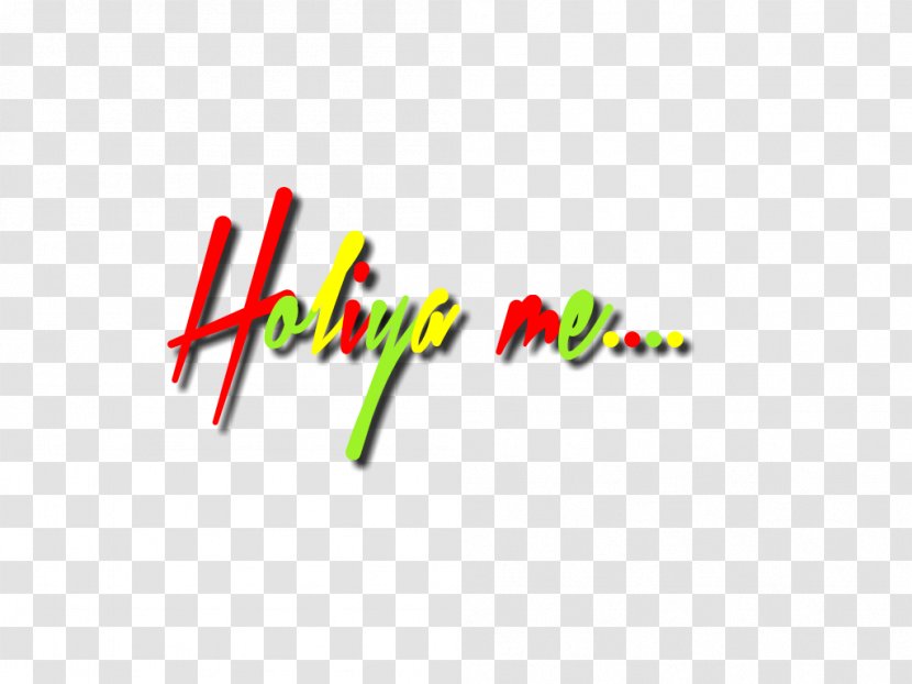 Holi Gulal Love - Logo Transparent PNG