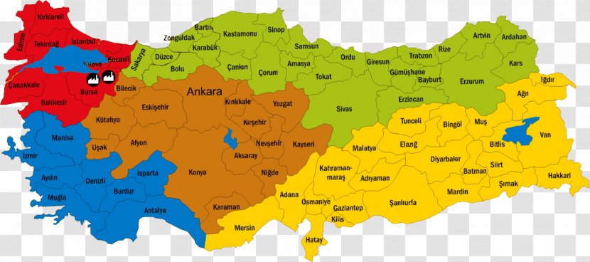 Tokat Province Kastamonu Provinces Of Turkey Kütahya Map Transparent PNG