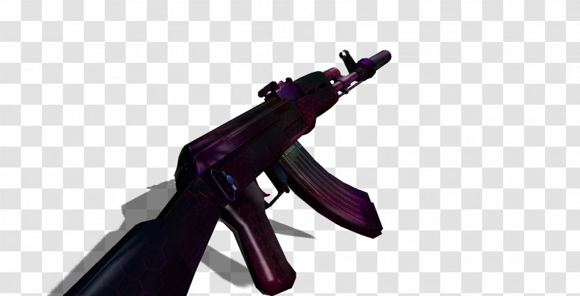 Weapon Firearm Purple Violet - Ak 47 Transparent PNG