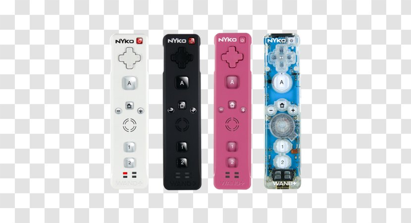 Wii U Remote Controls Video Game Consoles Nyko Wand - Playstation Accessory - Controller Transparent PNG