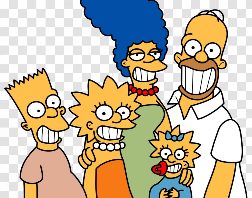 Homer Simpson Bart Lisa Edna Krabappel Family - Area - Simpsons Transparent PNG