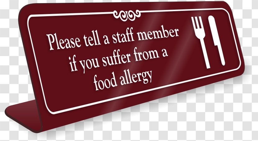 Food Allergy 0 - Text - Staff Member Transparent PNG