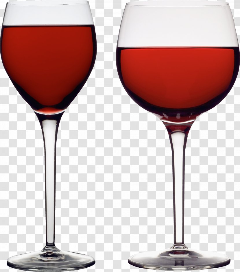 Red Wine Champagne Glass - Tableware - Wineglass Transparent PNG