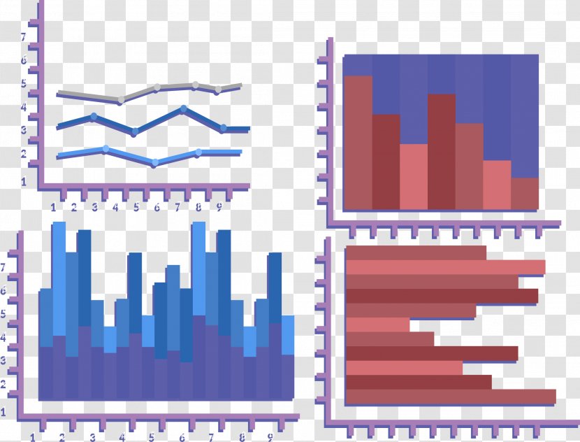 Statistics Bar Chart - Data Analysis - Wine Red Column Transparent PNG