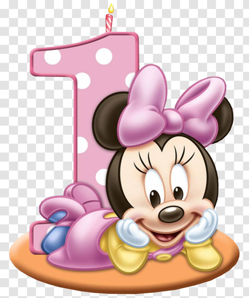 Minnie Mouse Mickey Birthday Cake Clip Art - Candle - Baby Transparent PNG