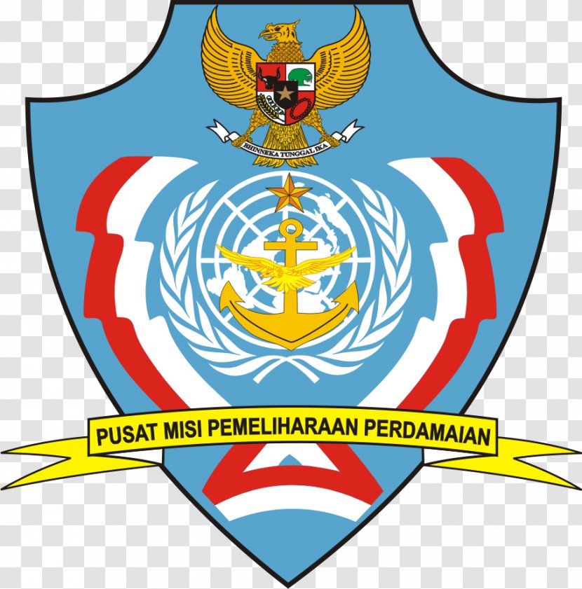 Indonesian National Defence Forces Peacekeeping Center Armed Logo Garuda Contingent - Indonesia - Misi Transparent PNG