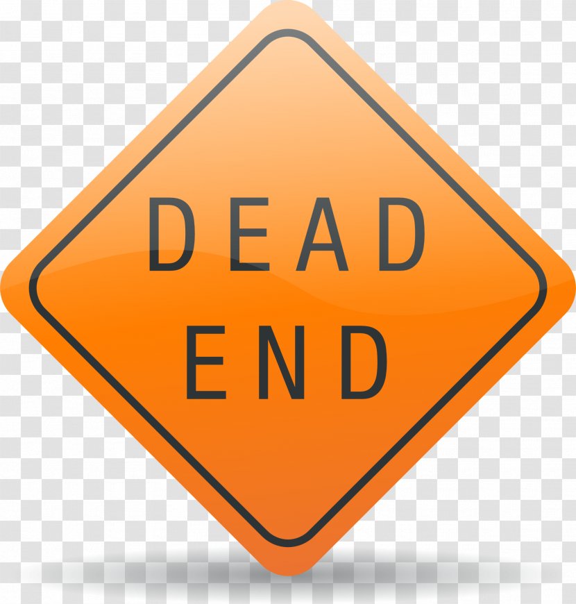 Dead End Traffic Sign Clip Art - Road Transparent PNG