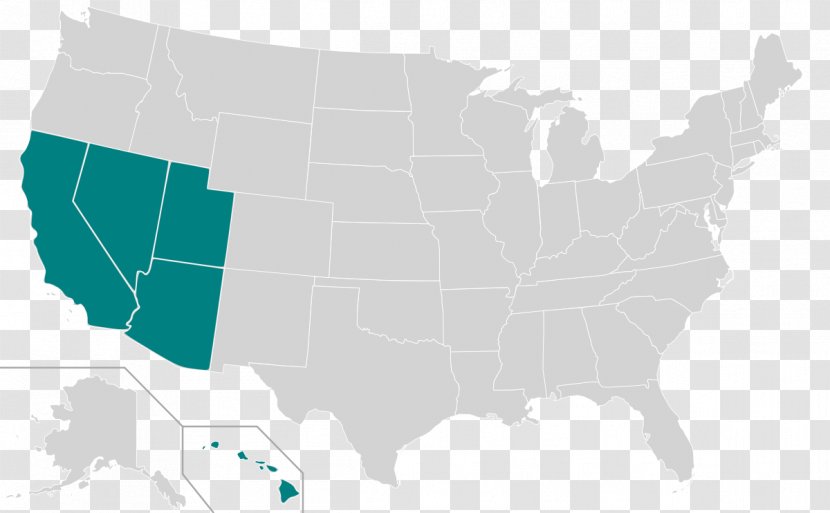United States Quiz Game Map - Us State Transparent PNG