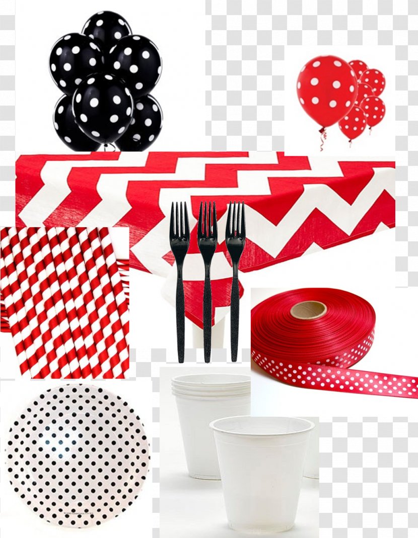 Polka Dot Balloon Amscan Pattern - Valentines Party Transparent PNG