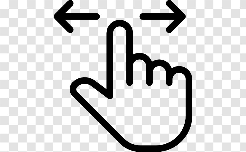 Gesture Swipe Icons Finger Symbol - Area - 、Gesture Transparent PNG