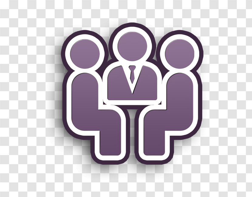 Meeting Icon Filled Management Elements Man - Symbol Logo Transparent PNG