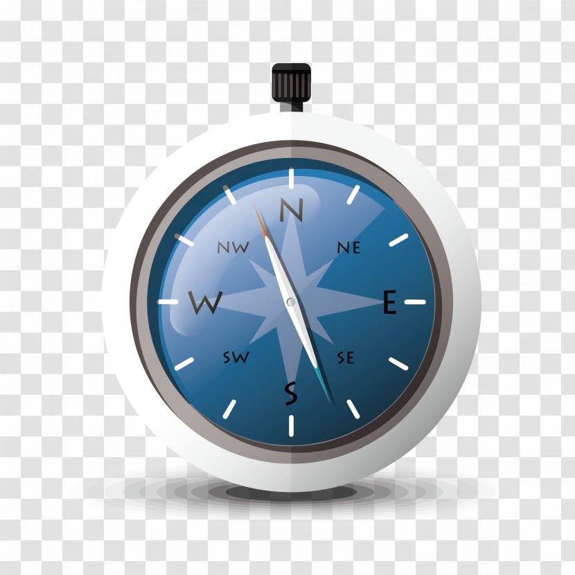 Clock Watch Time - Vector Compass Transparent PNG