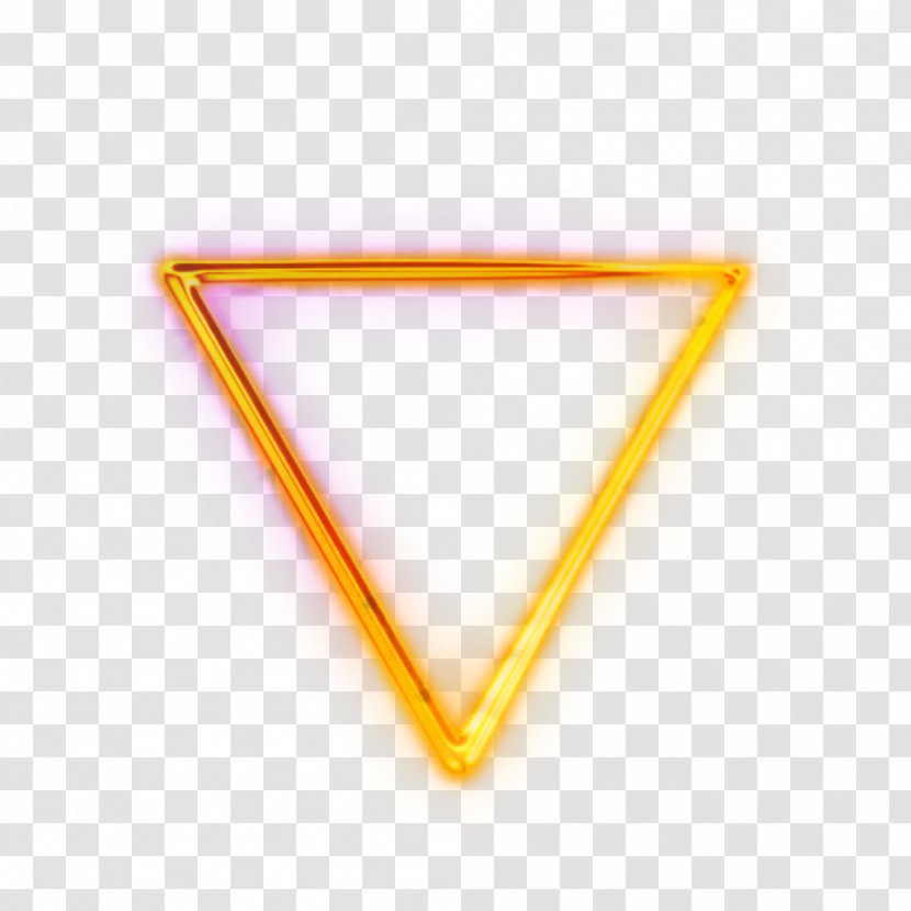 Triangle Body Jewellery Product Design Yellow - Parallel Transparent PNG