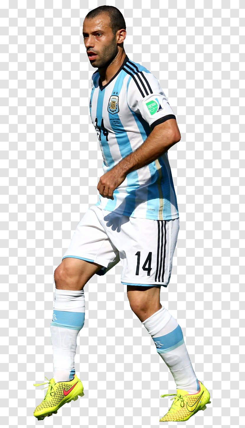 Javier Mascherano Argentina National Football Team Player Jersey - MASCHERANO Transparent PNG
