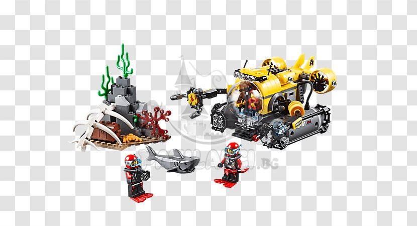 LEGO 60092 City Deep Sea Submarine Lego 60095 Exploration Vessel Toy - Deepsea Transparent PNG