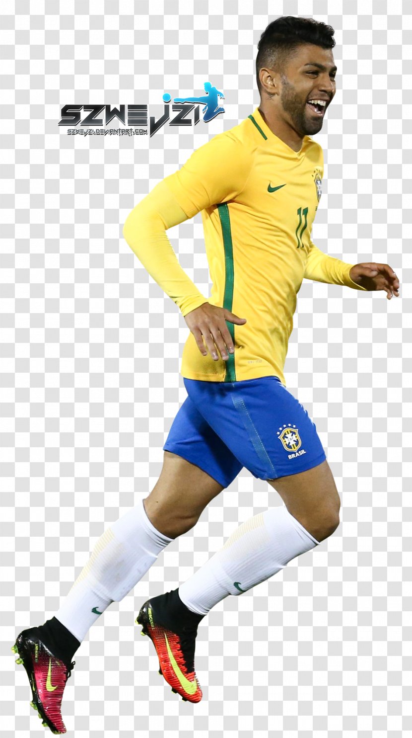 Jersey Gabriel Jesus T-shirt Sport Football - Team - Brasil Transparent PNG