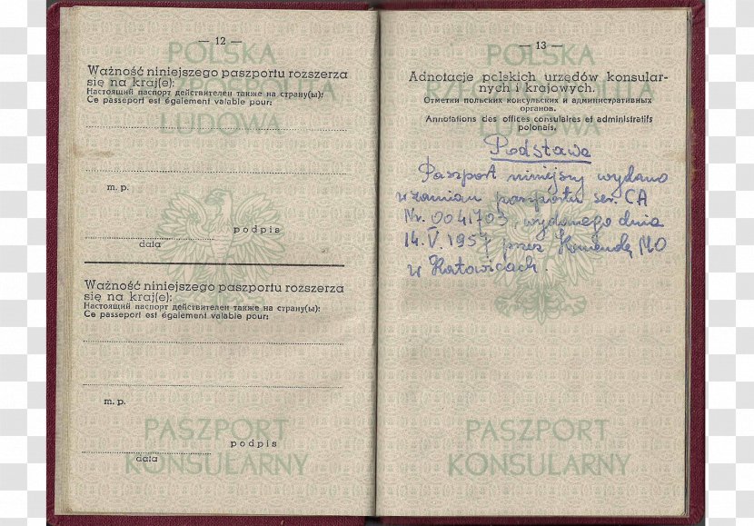 Document - Formal Passport Transparent PNG