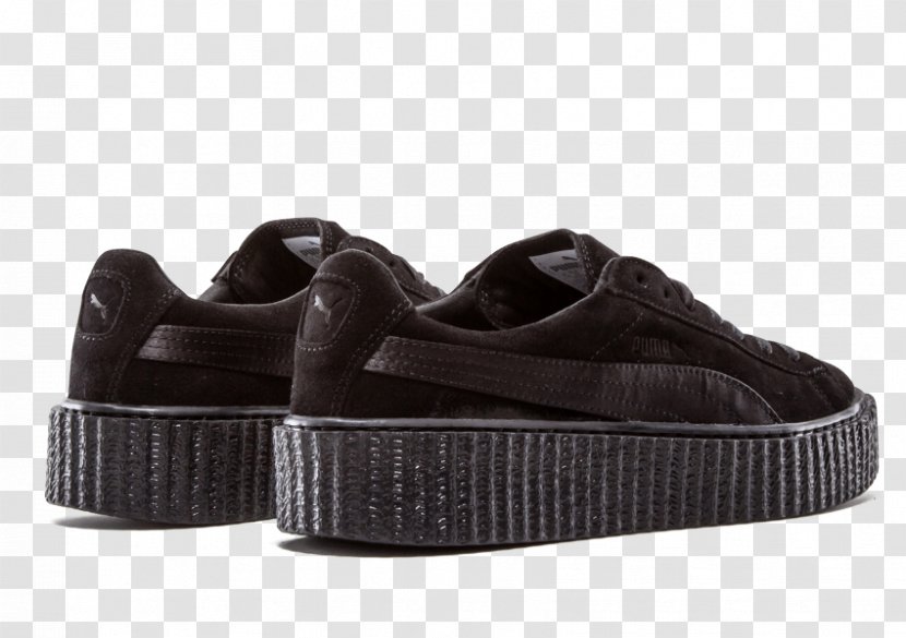 Suede Sports Shoes Brothel Creeper Slip-on Shoe - Silhouette - Creepers Puma For Women Transparent PNG