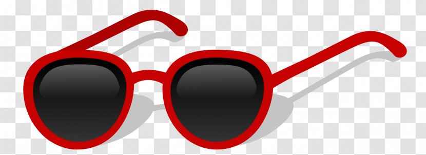 Sunglasses Cartoon Clip Art - Flat Design - Aviator Cliparts Transparent PNG